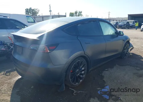 2022 Tesla Model Y Performance Dual Motor All-Wheel Drive from USA, damaged, VIN 7SAYGDEF6NF309597